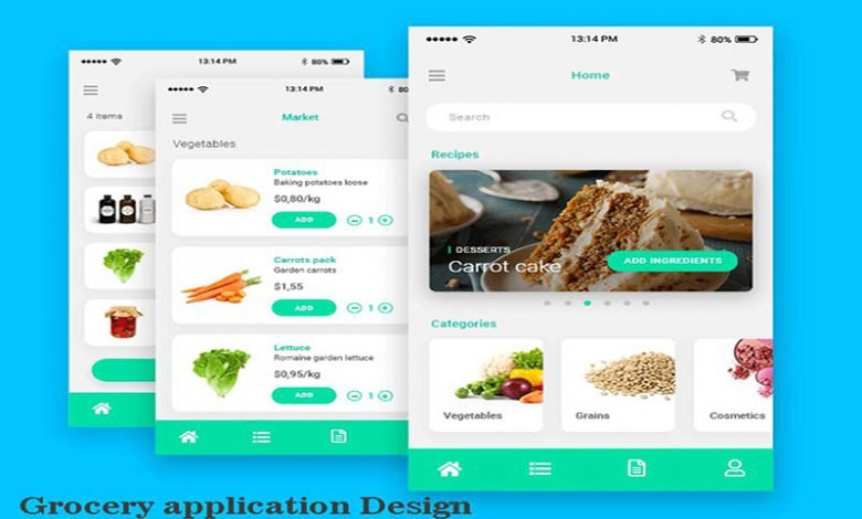 Grocery application Design 2022